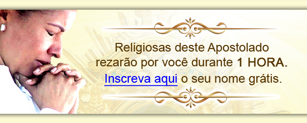 Religiosas querem rezar por você durante 1 hora