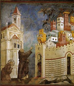São Francisco expulsando demônios – Giotto, Arezzo – Itália