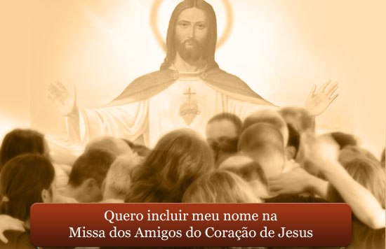 Inclua seu nome nessa Missa