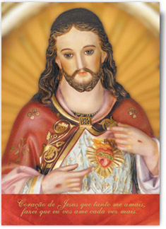 Estampa do Sagrado Coração de Jesus