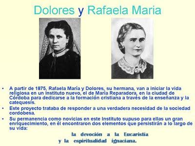 Santa Rafaela Maria e sua irmã Dolores