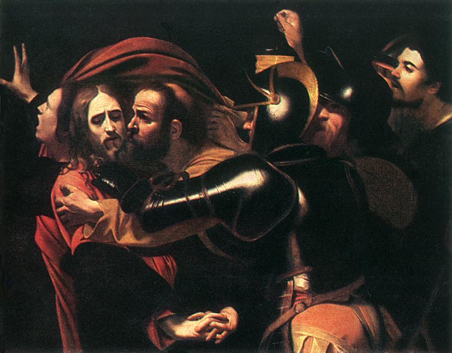 Prisão de Nosso Senhor Jesus Cristo Beijo de Judas o traidor