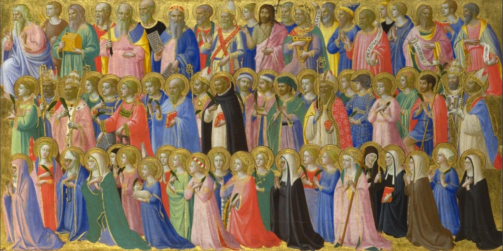 Painel dos santos e precursores de Nosso Senhor Jesus Cristo - Frá Angélico (1423)