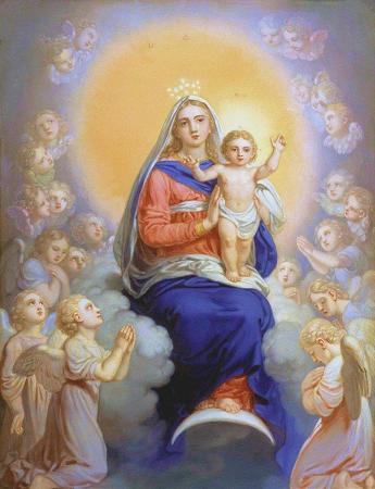 Maria Santíssima é a Mãe da Humanidade, pela graça de Deus.