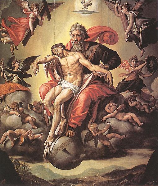 Santíssima Trindade, por Pieter Coecke Van Aelst (1502 - 1556) bondade de Deus