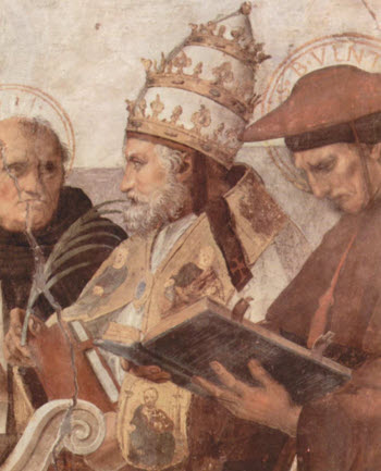 São Tomás de Aquino, Papa Urbano IV e São Boaventura.