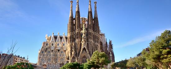 Basílica Sagrada Família em Barcelona.