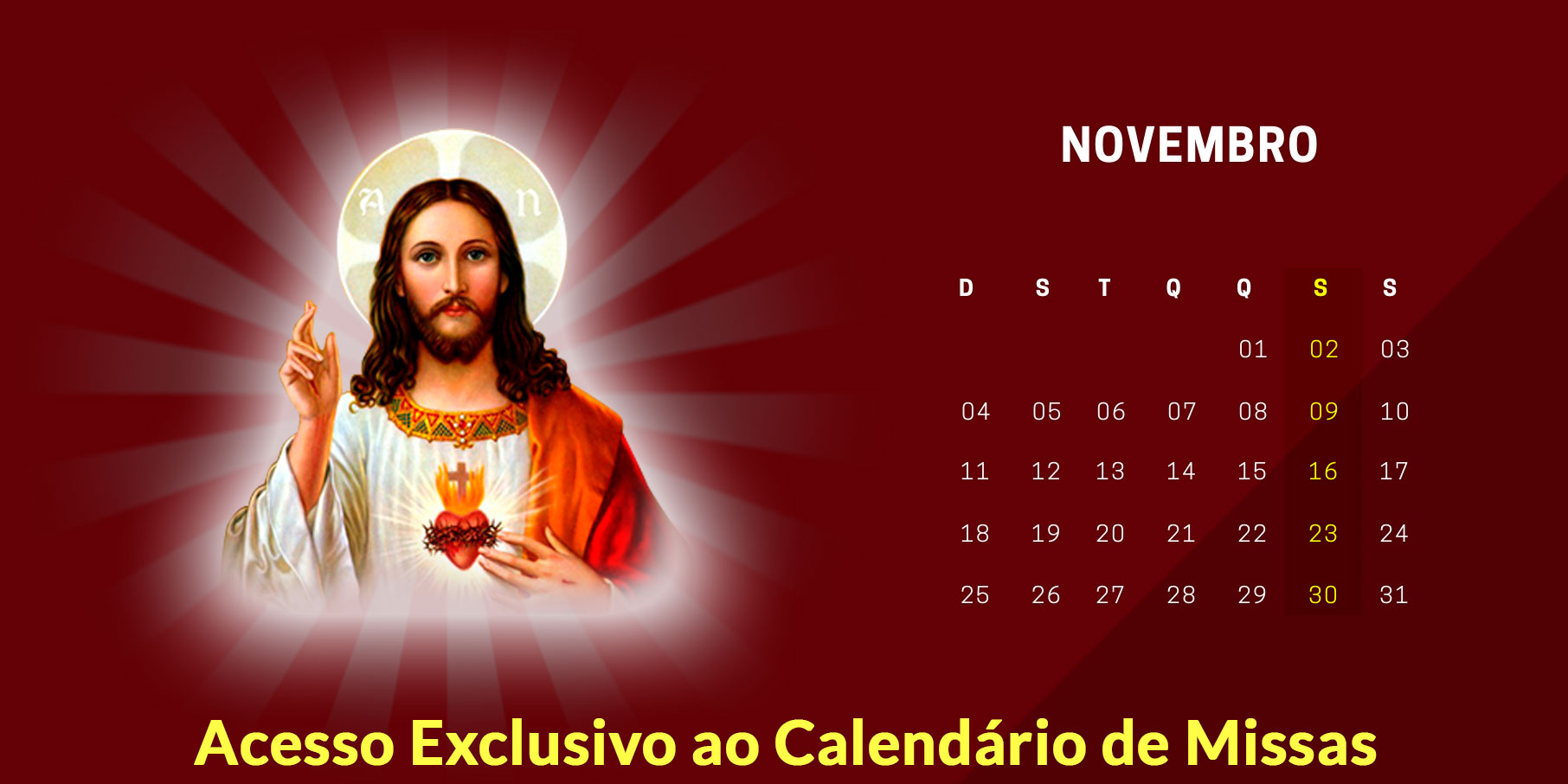 calendario de missas