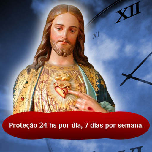 sagrado coração de jesus, proteção 24 hs