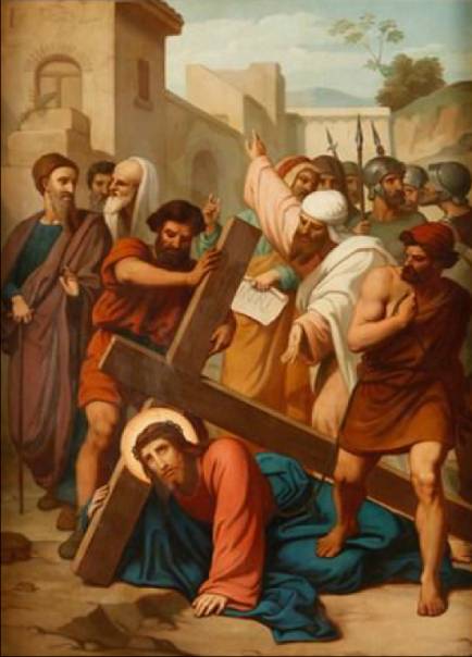 Via Sacra: 3ª Estação – Jesus cai pela primeira vez