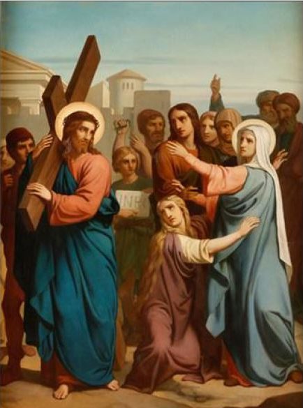 Via Sacra: 4ª Estação – Maria Santíssima vem ao encontro de Jesus