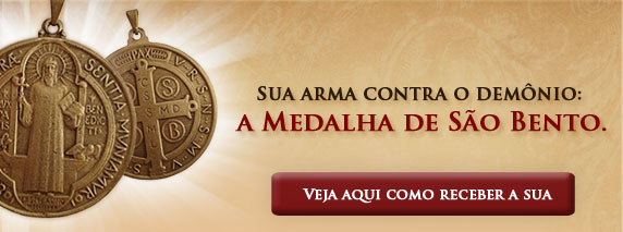 Medalha de São Bento no texto sobre Via Sacra: 4ª Estação – Maria Santíssima vem ao encontro de Jesus