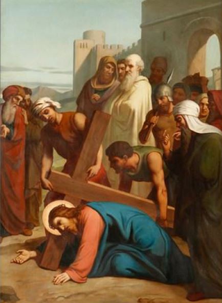 Via Sacra: 7ª Estação – Jesus cai pela segunda vez