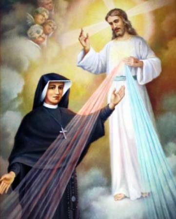 Santa Faustina e Sagrado Coração de Jesus da Divina Misericórdia