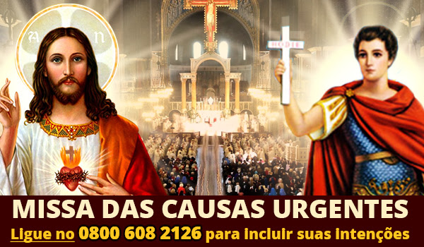 Missa de Santo Expedito. Inclua seu nome e suas intenções gratuitamente