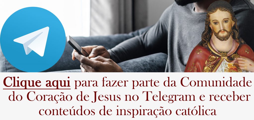 Comunidade do Coração de Jesus no Telegram! Veja como participar
