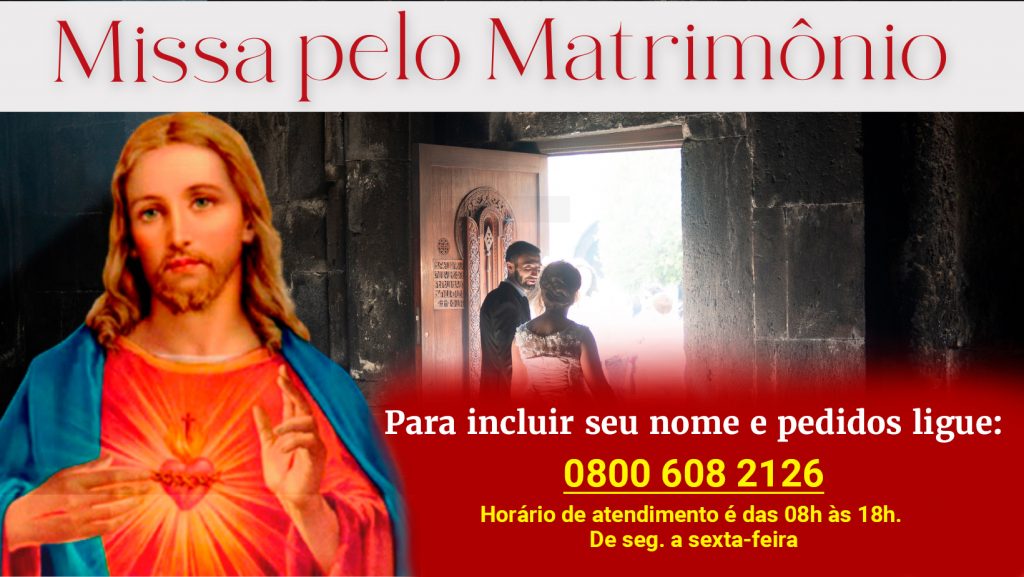 Inclua seus pedidos na Missa pelo Matrimônio