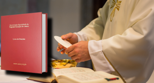Livro de intenções e pedidos para a Missa do Sagrado Coração de Jesus celebrada no dia 07/06
