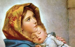 Nossa Senhora e Menino Jesus Dia das mães